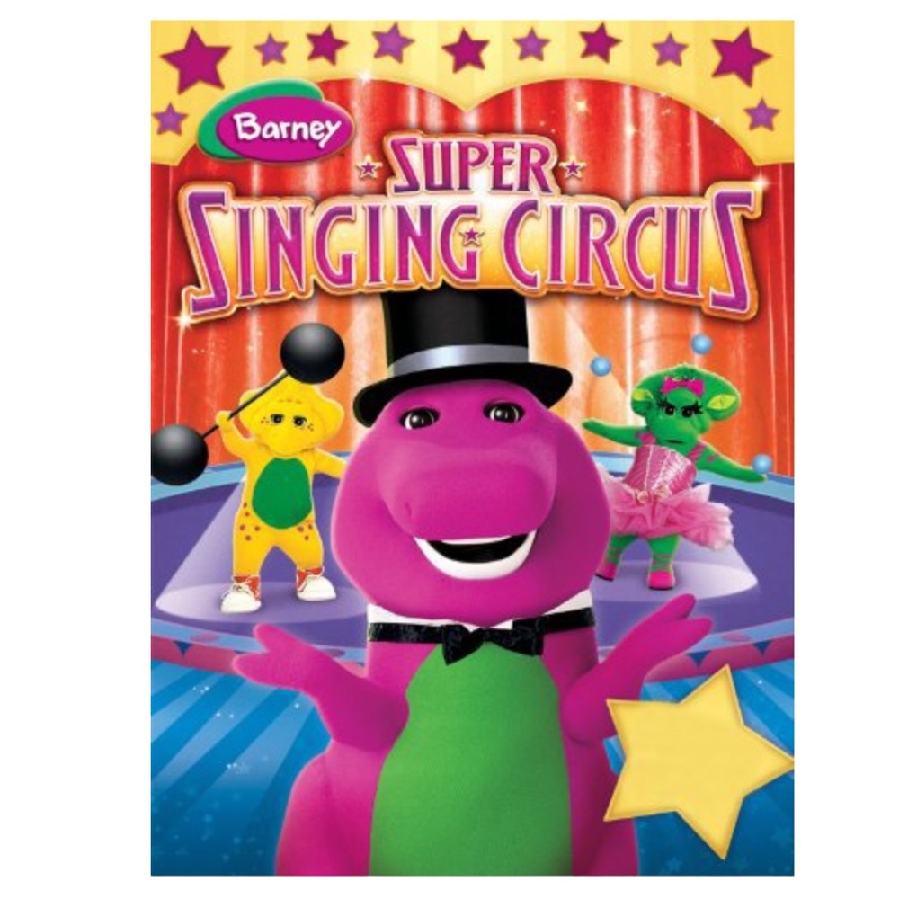 Barney Super Singing Circus DVD Kids DVD Retro Kids DVD Sing Along